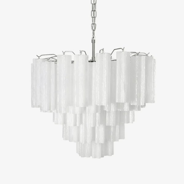 Frosted Murano Cascade Chandelier