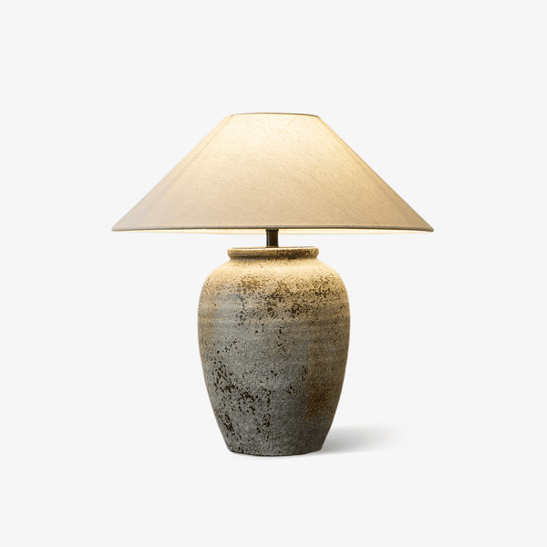 Tavira Aged Stone Table Lamp