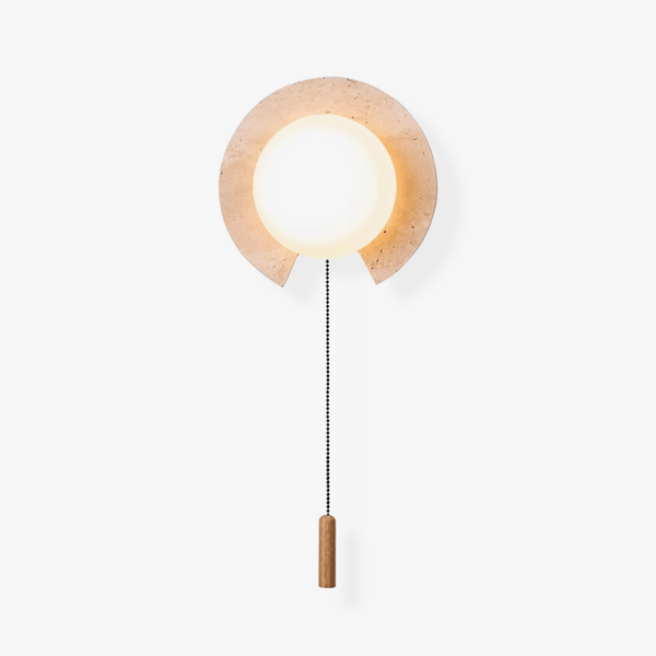 Solclip Travertine Wall Light