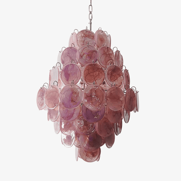 Rosa Murano Glass Chandelier