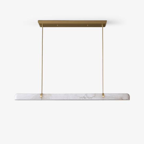 Linear Alabaster Chandelier