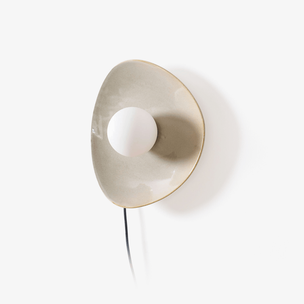 Pebble Disc Plug-in Wall Light