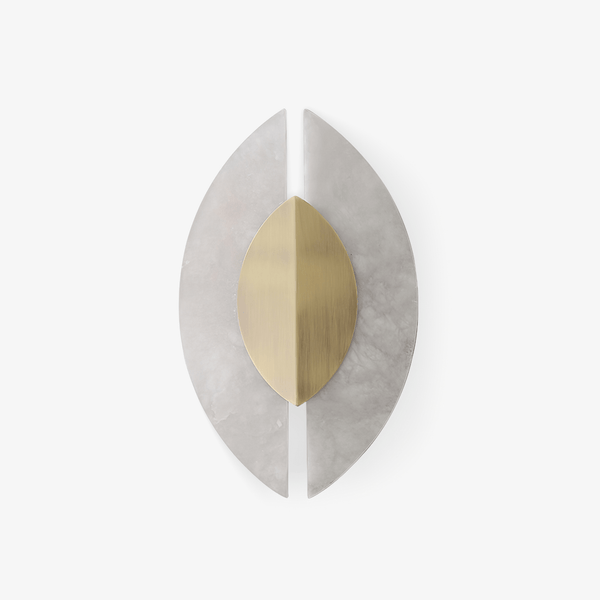 Solari Alabaster Leaf Sconce