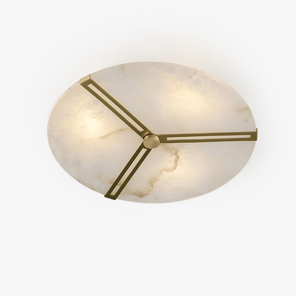 Clocks Alabaster Ceiling Light