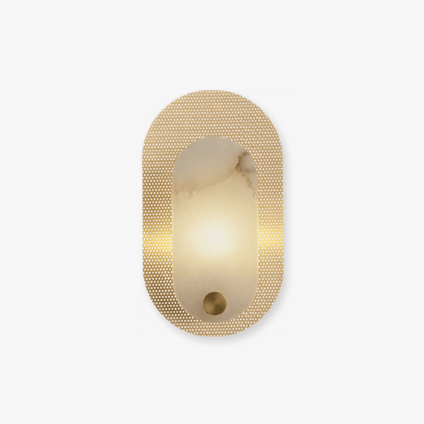 Perforated Oval Wall Sconce