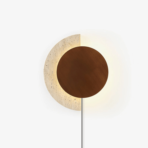 Crescent Halo Plug-in Wall Sconce