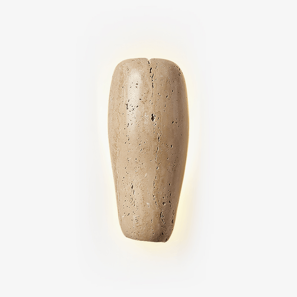 Earthy Stone Wall Sconce