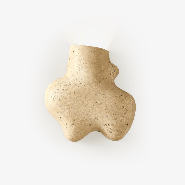 Travertine Abstract Wall Lamp