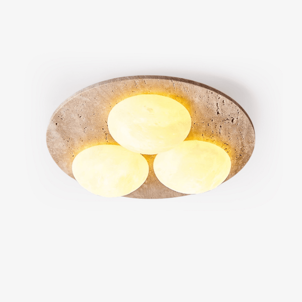 Trio Travertine Ceiling Light