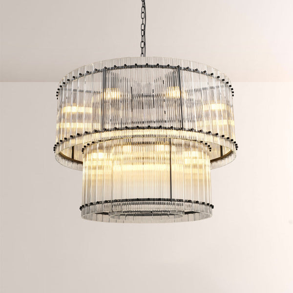 San Marco Two-tier Luxury Round Chandelier 37"