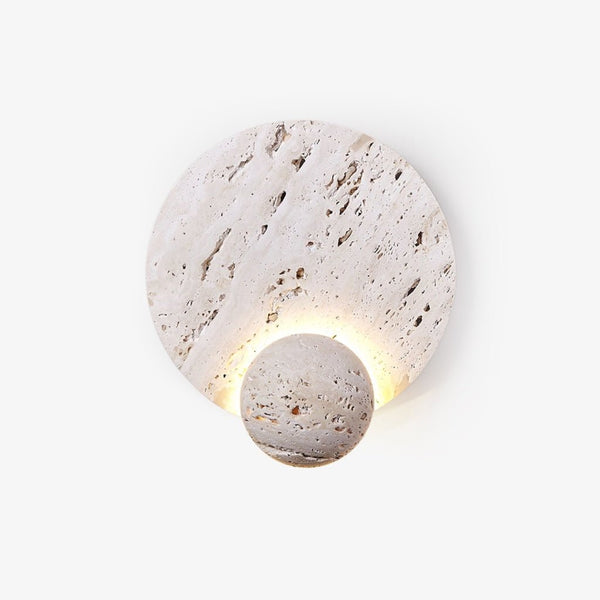 Luna Travertine Sconce