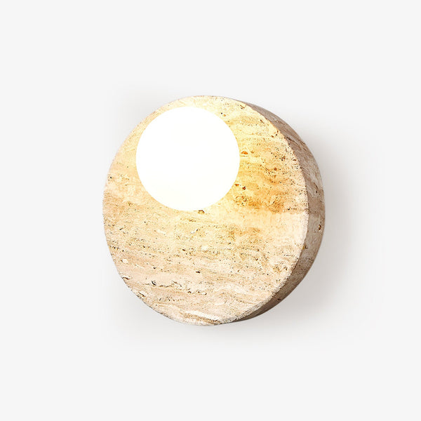 Sorella Travertine Sconce