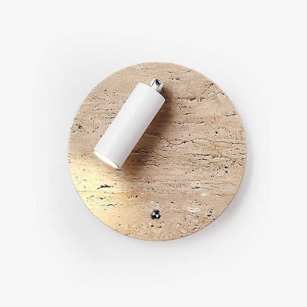 Travertine Axis Directional Sconce