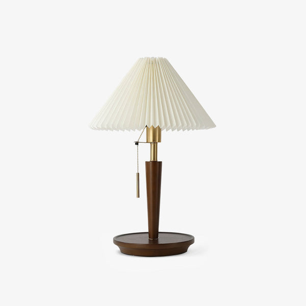 Cone Pleated Fabric Table Lamp