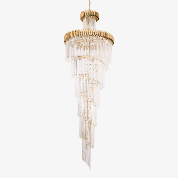 Crystal Spiral Chandelier