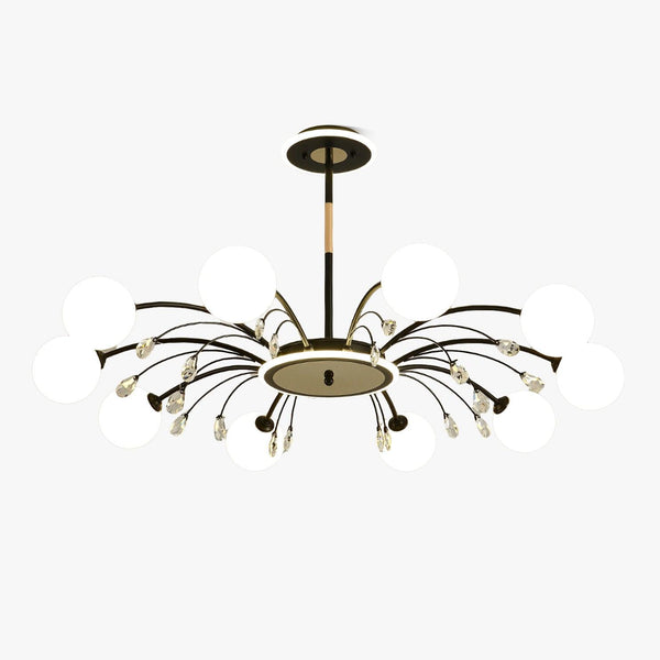 Glamorous Glass Raindrop Chandeliers