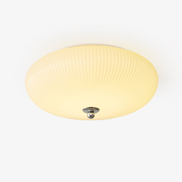 Ivory Ripple Ceiling Light