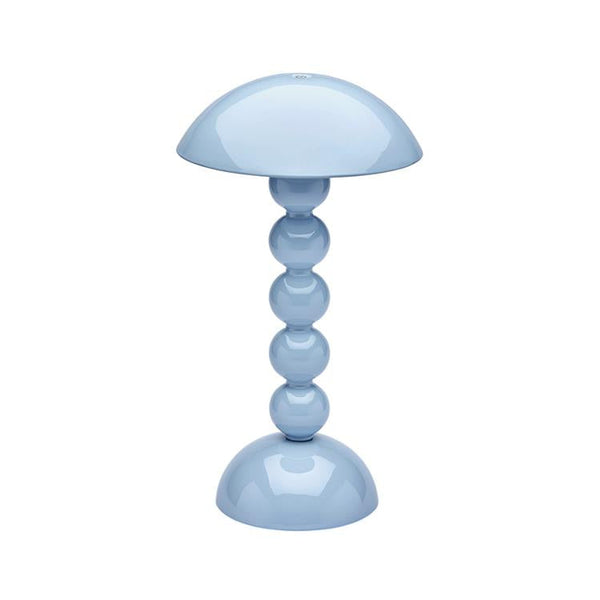 Pale Denim Lacquer Rechargeable Bobbin LED Lamp
