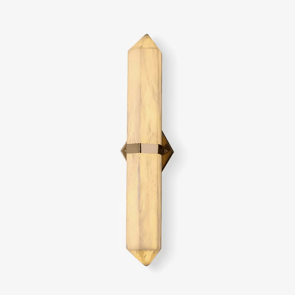 Alabaster Obelisk Wall Sconce