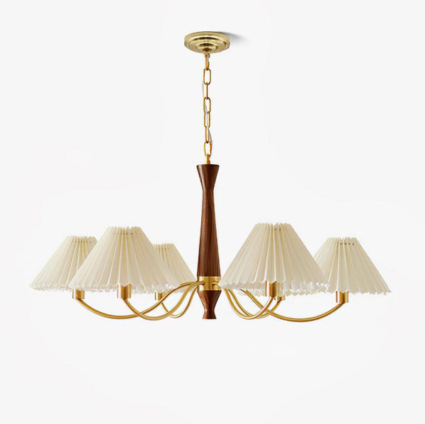 Pleated Chandelier