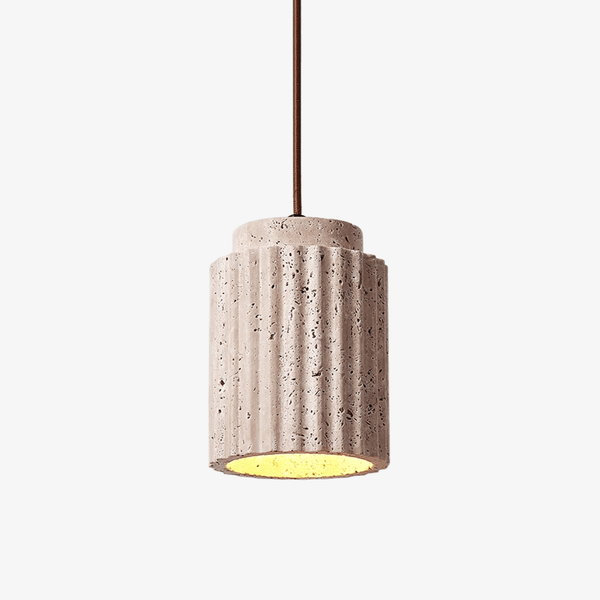 Caelia Travertine Pendant Light