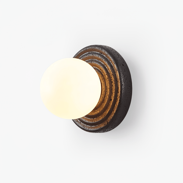 Lunara Travertine Wall Sconce