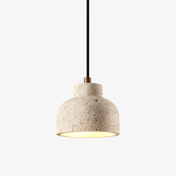 Travertine Bell Pendant Lamp